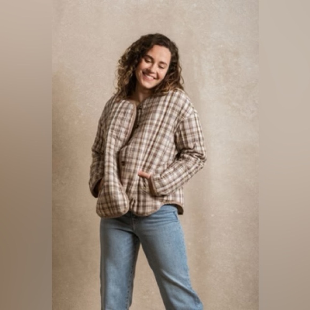 Neuflora Fort Worth Plaid Button-Up Jacket